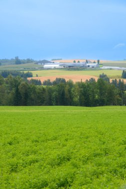  countryside landscape in the province of Quebec