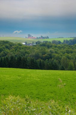  countryside landscape in the province of Quebec