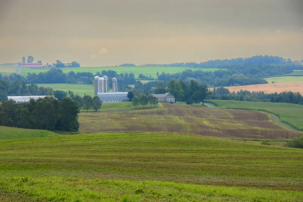  countryside landscape in the province of Quebec