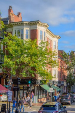 Boston, ABD, CIRCA 2022: Şehrin mimari ayrıntıları.