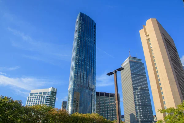 Moderne Architectuur Met Blauwe Lucht Achtergrond Boston Usa — Stockfoto