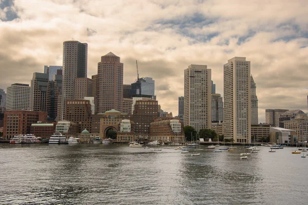 Boston Usa Circa 2022 Details Boston Port Daytime — стокове фото