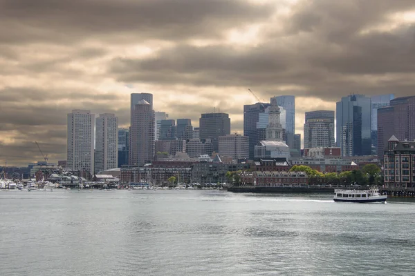 Boston Usa Circa 2022 Podrobnosti Bostonském Přístavu Během Dne — Stock fotografie