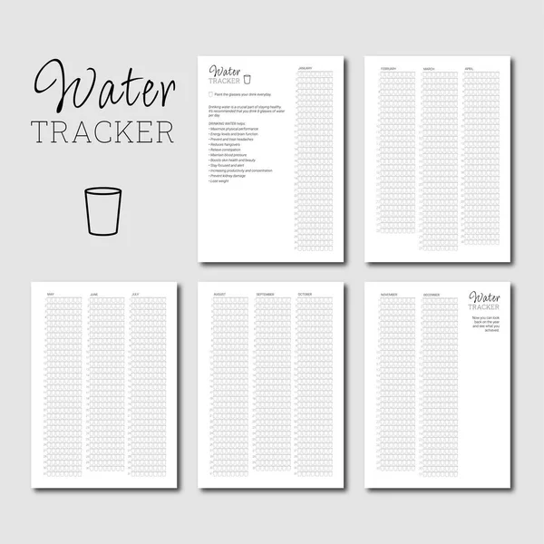 Basit tasarım planlayıcıları ve izleyicilerden oluşan bir kolleksiyondan her gün kullanıma kadar olan su takip cihazı, ev gereksinimleri ve sağlık gereksinimleri. Özel tasarımlar için: www.renatapaulo.com