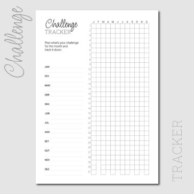 Basit tasarım planlayıcıları ve izleyicilerden oluşan bir koleksiyondan her gün kullanıma, temel ev ihtiyaçlarına ve sağlık ihtiyaçlarına kadar takip cihazı. Özel tasarımlar için: www.renatapaulo.com