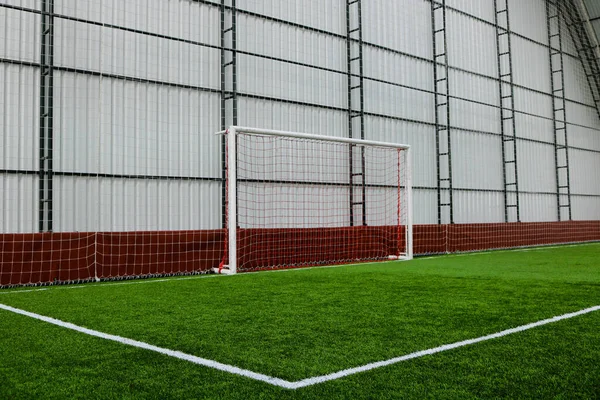 Campo Fútbol Vacío Castillo — Foto de Stock