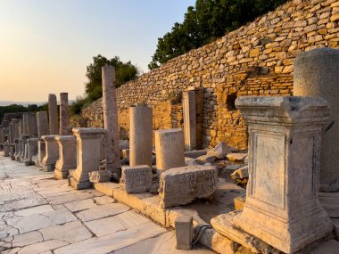 Ephesus Ancient City, Curette Street in the ancient city of Ephesus