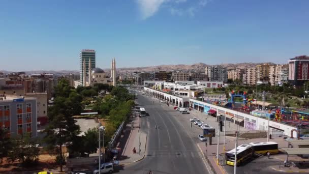 Haliliye Sanliurfa Turki Juni 2022 Tembakan Udara Kota Sanliurfa Dengan — Stok Video