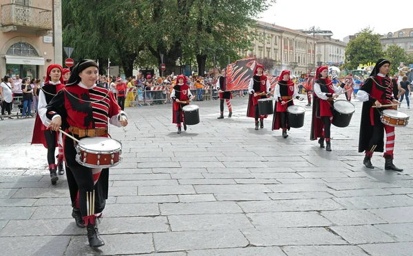 VERCELLI, ITALY - 22 Mayıs 2022: Borgo Santa Rosalia (Alba, Cuneo)