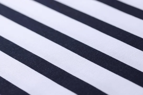Latar belakang pola garis putih hitam bergaris kain — Stok Foto