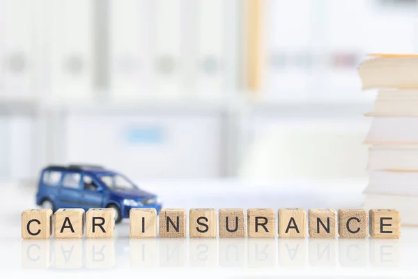 Car insurance protection and road safety closeup — Stock Photo, Image