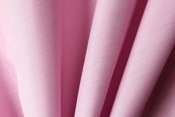 Top View Rózsaszín Szövet Szövet Textúra Háttér Design Művészeti Munka — Stock Fotó