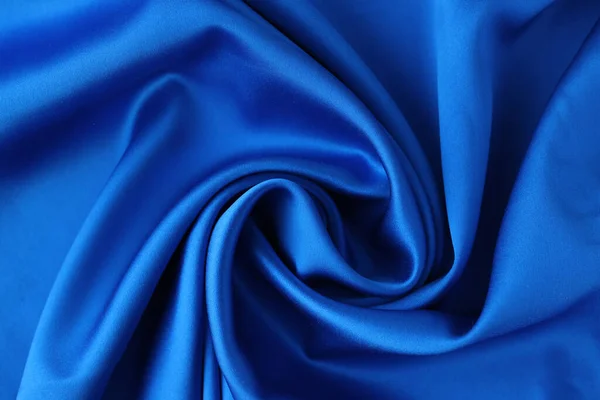 Top View Blue Fabric Cloth Texture Background Design Art Work — Stockfoto