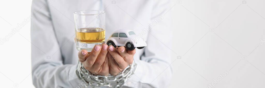 Prohibition of driving and withdrawal of alcohol. Concept of danger of drinking.
