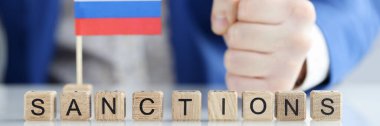 Saldırgan Rusya 'ya yaptırım uygulanması. Rusya kavramına ekonomik ve siyasi yaptırımlar