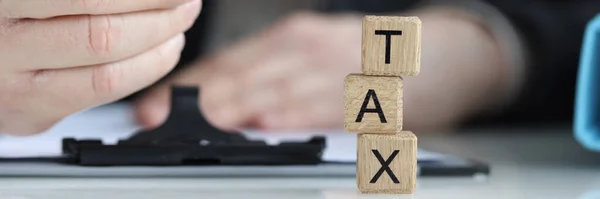Business Tax Planning Individual Tax Preparation Tax Season Usa Concept — Foto de Stock