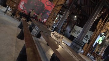 Baan Si Doom, Baandum Müzesi. Chiang Rai, Tayland