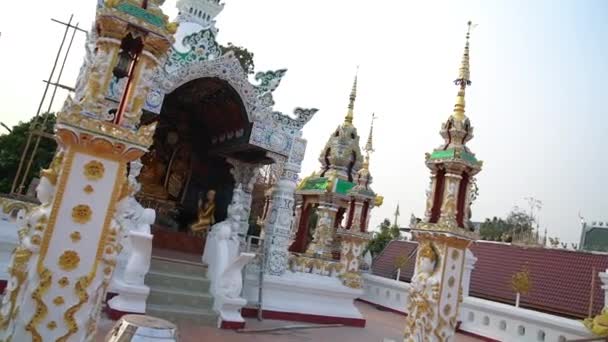 Wat Ming Muang Temple Chiang Rai Thailandia — Video Stock