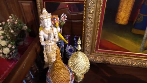 Wat Ming Muang Temple Chiang Rai Thailand — Vídeo de Stock