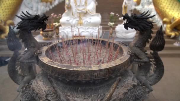 Wat Hyua Pla Kung Chiang Rai Temple Thajsko — Stock video