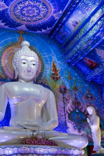 Suea Ten Temple Blue Temple Chiang Rai Thailand — Stock Fotó