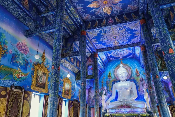 Suea Ten Temple Blue Temple Chiang Rai Thailand — Stock Photo, Image