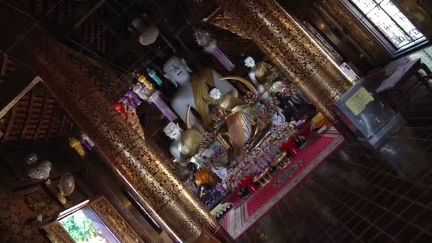Wat Inthakhin Sadue Muang Temple Chiang Mai Thailand — Stockvideo
