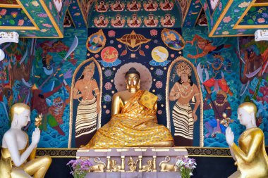 Wat Ming Muang Tapınağı, Chiang Rai, Tayland   