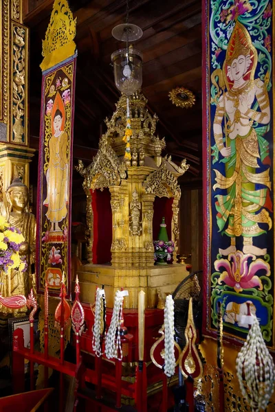 Wat Ming Muang Temple Chiang Rai Thailandia — Foto Stock