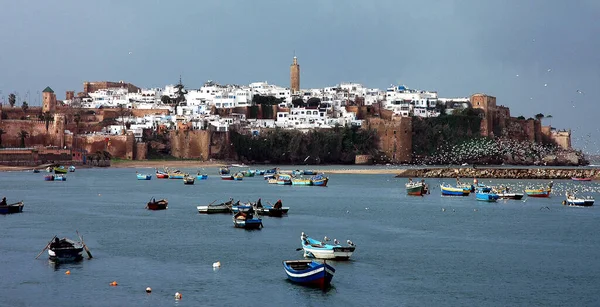 Oudayas Kasbah Rabatban Marokkó Fővárosában — Stock Fotó