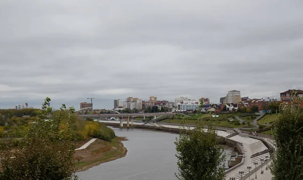 Lindo Aterro Granito Rio Tours Tyumen — Fotografia de Stock