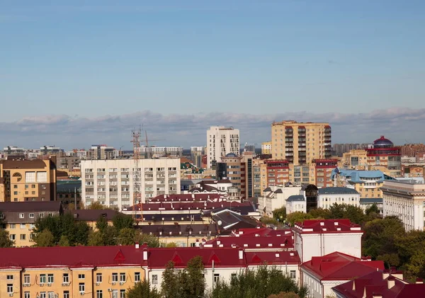 Beautiful View City Height Tsvetnoy Boulevard Tyumen — Stock Photo, Image