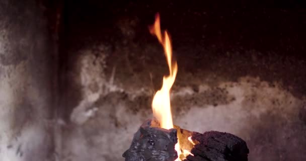 炭素燃焼と火花 — ストック動画