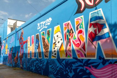 8. caddedeki küçük Havana duvarı.