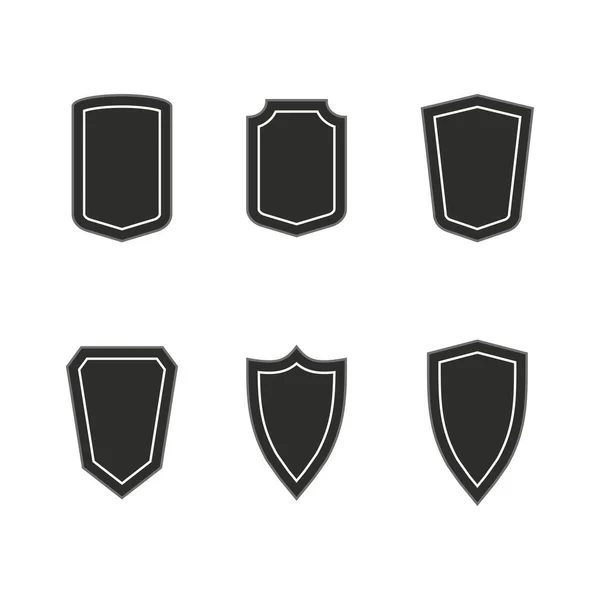 Захистіть Захисний Щит Забезпечити Простий Знак Піктограма Безпеки Етикетка Безпеки — стоковий вектор
