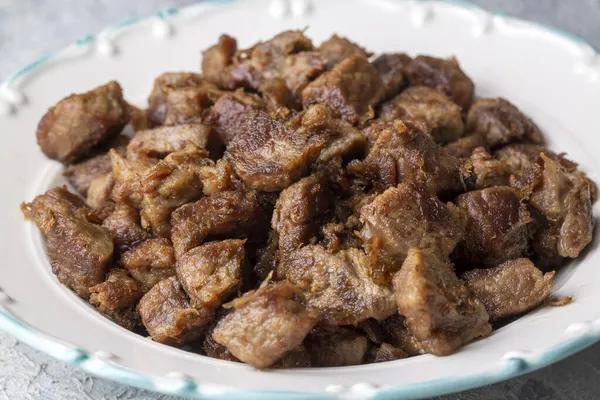 Moslims Traditioneel Offer Vakantie Voedsel Lam Turks Geroosterd Vlees Koperen — Stockfoto