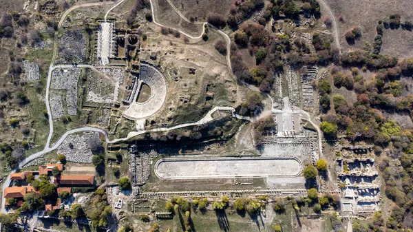 Luftaufnahme Der Antiken Stadt Aphrodisias Aydin Türkei — Stockfoto
