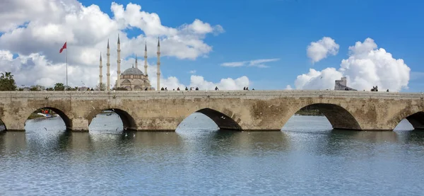 Адана Туреччина Квітня 2021 Року Центральна Мечеть Адана Сабанці Стародавня — стокове фото