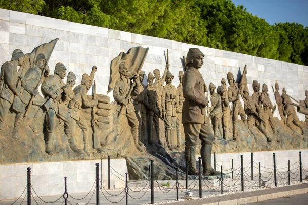 Canakkale Türkei Oktober 2020 Mustafa Kemal Atatürk Und Die Statuen — Stockfoto