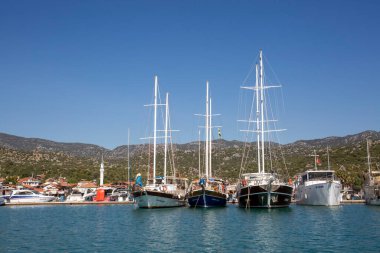 scenic view of beautiful harbor with ships