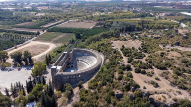 Ephesus şehrinin eski kalıntıları, hindi.