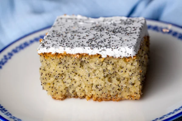 Uma Sobremesa Cozinha Tradicional Turca Bolo Papoula Doce Nome Turco — Fotografia de Stock