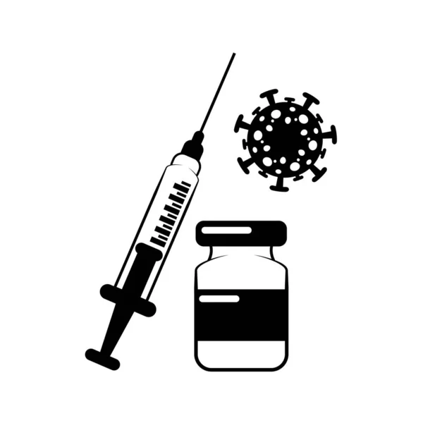 Медицинская Иллюстрация Коронавирусная Ковирусная Вакцина — стоковое фото