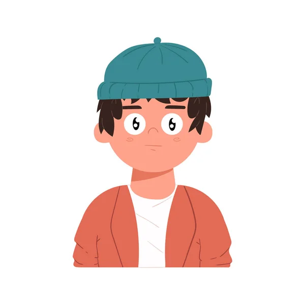 Cute Young Male Cartoon Drawing Figure — Stock Photo, Image
