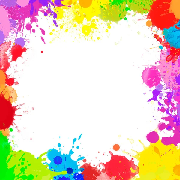 Renkli lekeli soyut suluboya arkaplan