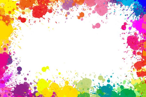 абстрактный акварельный фон с красочными пятнами