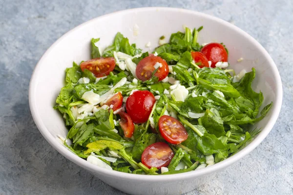 Török Stílusú Arugula Saláta Török Név Roka Salatasi — Stock Fotó