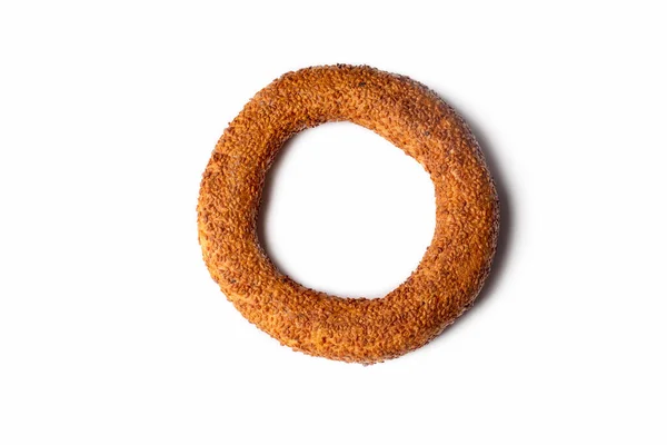 Traditionelle Köstliche Türkische Speisen Türkischer Bagel Simit Gevrek — Stockfoto