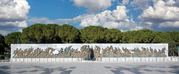 Canakkale Martyrs Memorial Jest Pomnik Upamiętniający Służby Tureckich Żołnierzy Którzy — Zdjęcie stockowe