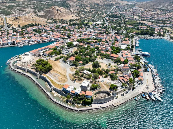 Aerial Photos Foca Village Located Western Turkey Izmir — 스톡 사진